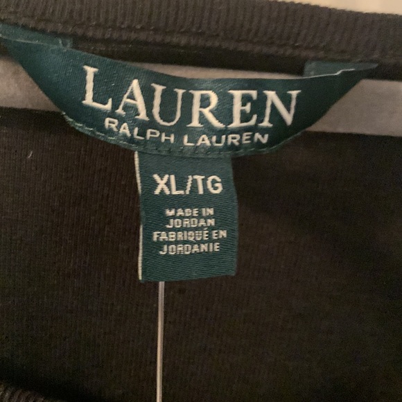 Lauren Ralph Lauren new with tags preppy   black top - Picture 3 of 5